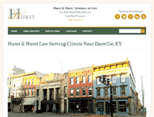 Tablet Screenshot of hurstandhurstlaw.com